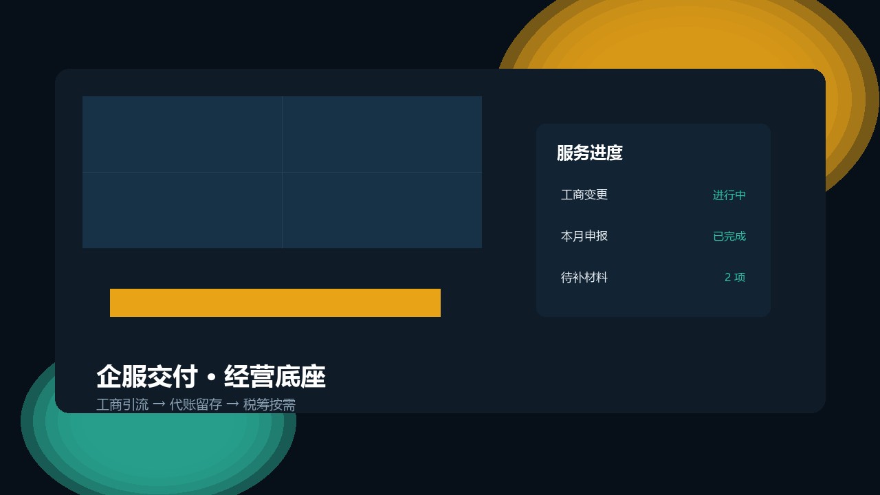 财税团队日常经营办公场景