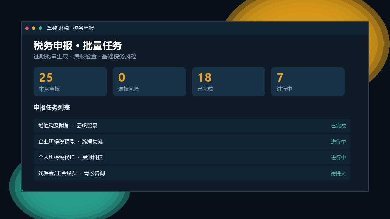 税筹与垂直模块